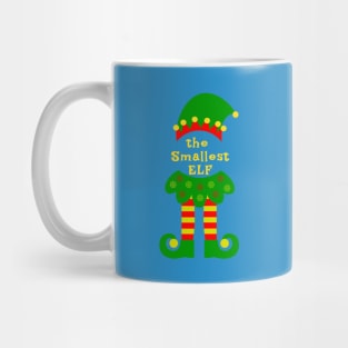 The Smallest Elf Family Matching Christmas 2020 Gift  Mug